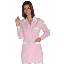 CASACCA MARBELLA RIGATINO ROSA/BIANCO