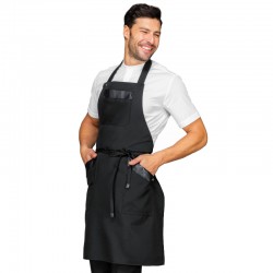 Apron OREGON Black 100 % Polyester - ISACCO 088401