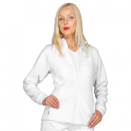 Fleece Weiß 100 % Polyester - ISACCO 130300