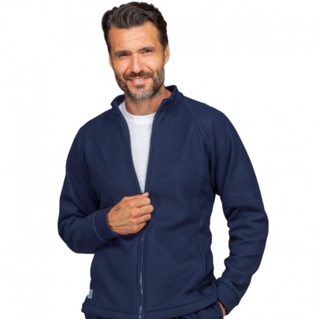 Fleece Blau 100 % Polyester - ISACCO 130302