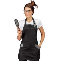 Apron SHERRY SUPERDRY Black + LUREX SILVER 100% Polyester SUPERDRY Microfiber ISACCO 088242