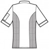 Giacca Cuoco Dubai Nero + Bianco 65% Poliestere  35% Cotone ISACCO 059970