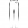 Pantalone Seattle Nero - No Stretch 100% Poliestere ISACCO 063601
