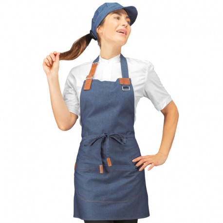 Apron KANSAS SHORT JEANS 100 % COTTON ISACCO 088377S