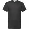 T-shirt valueweight collo a v Nera