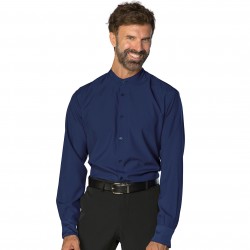 Camicia Detroit Unisex Tecnostretch Blu 96% Poliestere 4% Spandex ISACCO 061702