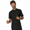 Camicia Detroit Unisex Tecnostretch Nero Manica Corta 96% Poliestere 4% Spandex ISACCO 061711M