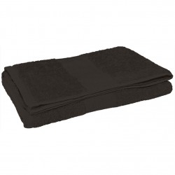 Telo Doccia Sponge Nero 85x150
