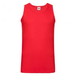 Canotta Uomo Rossa 100% Cotone