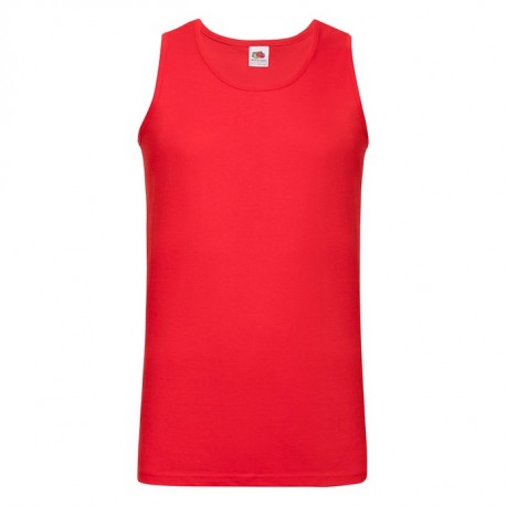 Canotta Uomo Rossa 100% Cotone