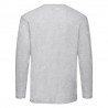 T-shirt valueweight Grigio Manica Lunga