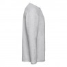 T-shirt valueweight Grigio Manica Lunga
