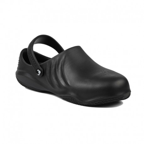 Clog Mit Zehenkappe MAGNUS Schwarz ISACCO SUE021