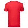 T-shirt ringer Rossa profilo bianco