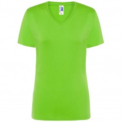 Regular lady v-neck lime