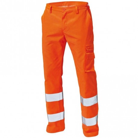 PANTALONE FUSTAGNO INVERNALE A.V. ARANCIO FLUO