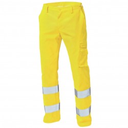 Pantalone Fustagno Estivo Alta Visibilità Giallo SIGGI