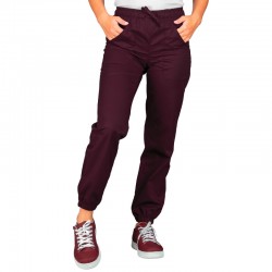 PANTAGIAFFA BORDEAUX 65% POLIESTERE 35% COTONE - ISACCO 044603F