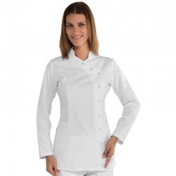 Casacca nizza  bottoni a pressione bianco