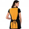 Casacca papeete nera+albicocca ISACCO 013013