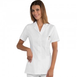 Casacca coimbra m/m bianco 100% cotone