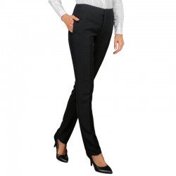 PANTALONE CAPRI NERO 96% Poliestere 4% SPANDEX ISACCO 024111