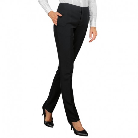 PANTALONE CAPRI NERO 96% Poliestere 4% SPANDEX ISACCO 024111