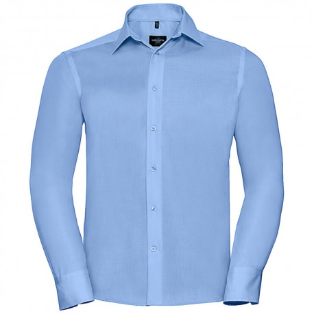 Camicia no stiro Uomo Celeste