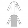 GIACCA KOEN BIANCO 65% POLIESTERE 35% COTONE - ISACCO 058500