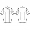 Giacca Lady Snaps M/M Bianco+Nero 65% Poliestere  35% Cotone ISACCO 057731M