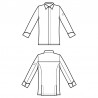Giacca Cuoco Chicago Bianco 65% Poliestere 35% Cotone ISACCO 058600