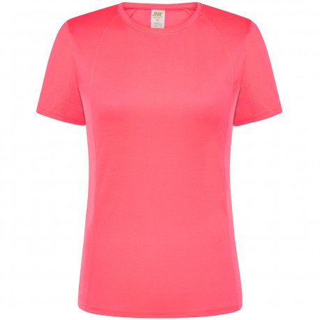 T-shirt donna sporta Fucsia Fluor