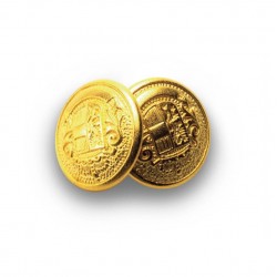 Confezione 4 bottoni gemelli oro ISACCO 123200 