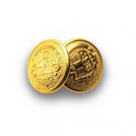 Confezione 4 bottoni gemelli oro ISACCO 123200 