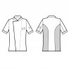 Giacca Cuoco Helsinki Superdry Mezza Manica Bianco ISACCO 058830M