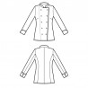 Giacca Lady Chef Tortora