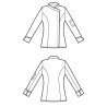 Giacca Lady Snaps Lyocell Bianco 53% Lyocell 47% Poliestere Riciclato ISACCO 057738