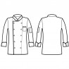 Giacca grand chef Bianca ISACCO 059100 - 
