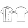 Giacca blackchef big size ISACCO 059001