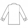 Giacca enrica Bianca manica lunga 3XL ISACCO 057100A