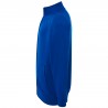 FELPA CON ZIP BLU ROYAL JHK
