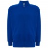 FELPA CON ZIP BLU ROYAL JHK