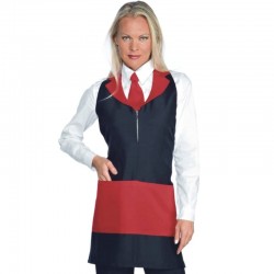 GREMBIULE MADEIRA BLACK COLOURS - Rosso