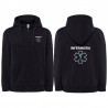 Felpa Infermiera personalizzata con cappuccio e zip