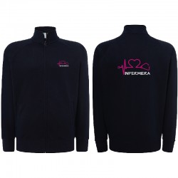 Felpa Infermiera personalizzata con zip