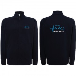 Felpa Infermiere personalizzata con zip