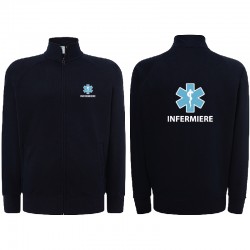 Felpa Infermiere personalizzata con zip