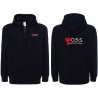 Felpa OSS personalizzata con cappuccio e zip