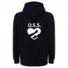 Felpa OSS personalizzata con cappuccio e zip