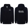 Felpa OSS personalizzata con cappuccio e zip